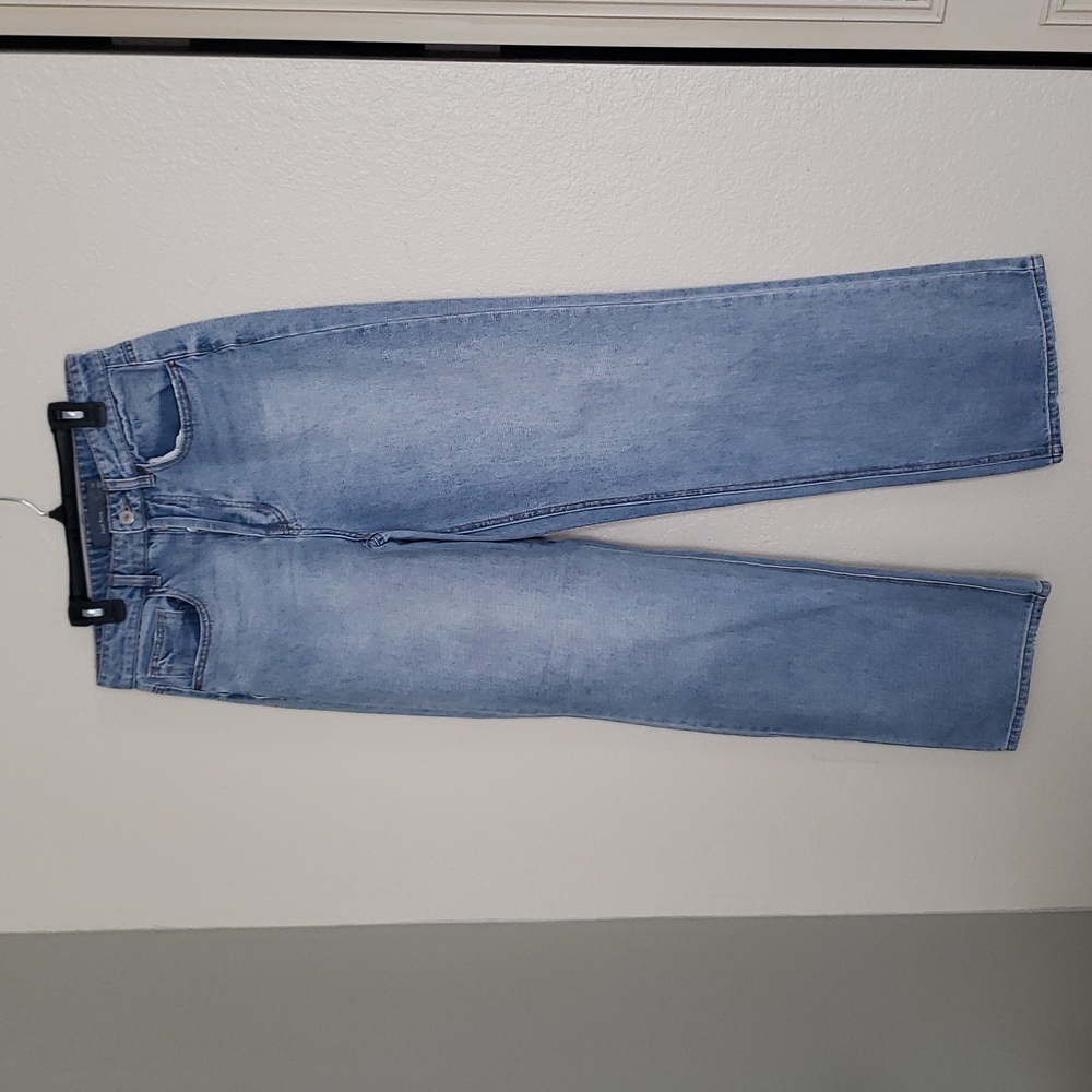 Wide leg blue jeans size 7/8